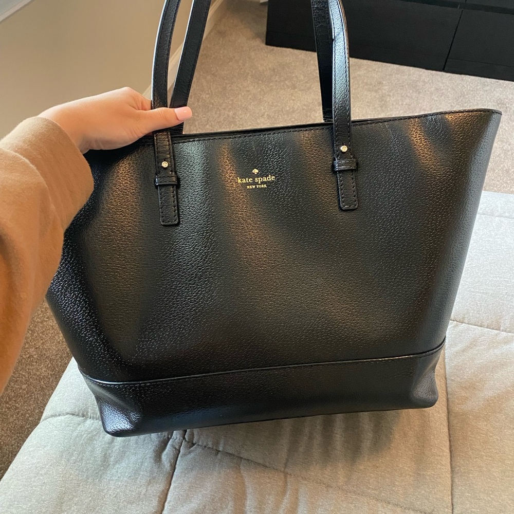 Large black Kate spade tote